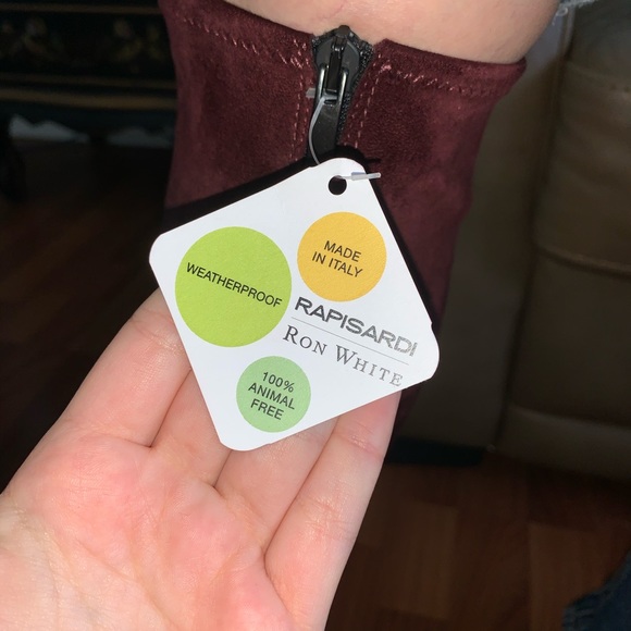 Very cute Ron white boots🖤 never worn - Picture 2 of 6